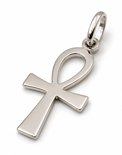 Genuine 9ct 9k 375 Yellow, Rose or White Gold Ankh Key of Life Charm Pendant