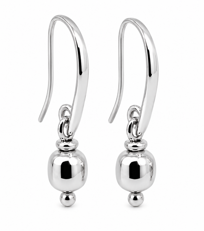 Kaedesigns, Genuine 9ct 9k 375 Yellow Or Rose Or White Gold 6mm Ball Drop Earrings