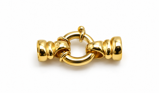 11mm 9ct Gold Bolt Ring Clasp with Ends – Yellow, Rose or White Gold