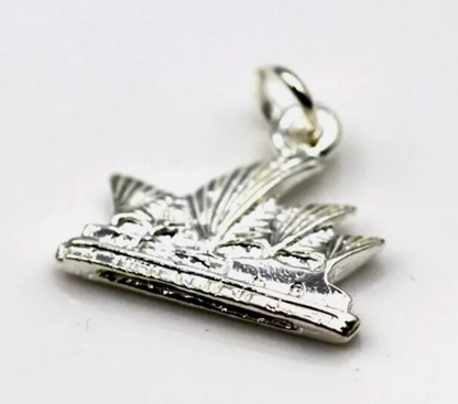 Genuine Sterling Silver 925 Solid Sydney Opera House Pendant Or Charm
