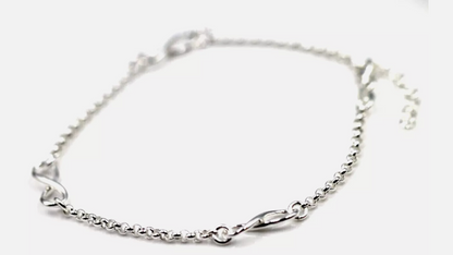 Sterling Silver 925 Infinity Belcher Anklet 23cm Chain + 3cm Extender