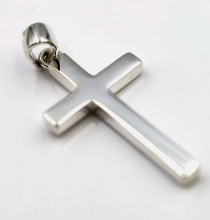 Kaedesigns  Genuine Large Sterling Silver Cross Pendant  38mm x 20mm