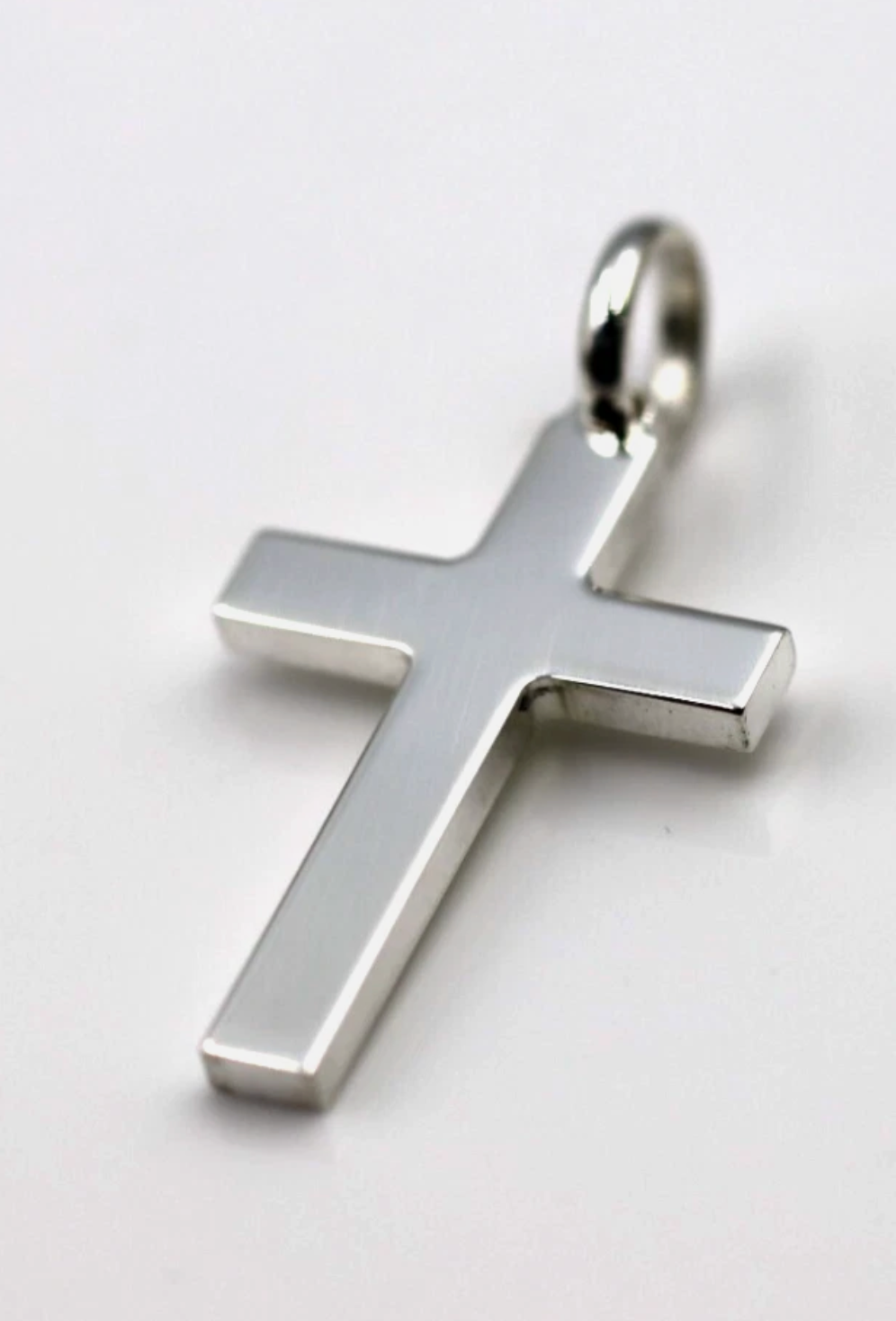 Kaedesigns Genuine Large Sterling Silver 925 Cross Pendant 35mm x 22mm 7mm bail