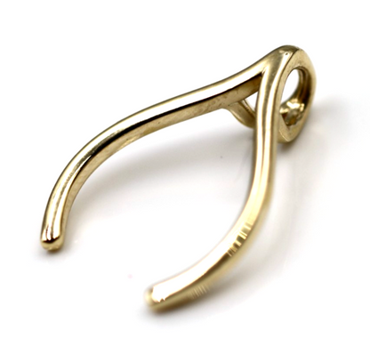 Kaedesigns Genuine 9ct 9k 375 Large Genuine Yellow, Rose Or White Gold Horseshoe Ring Holder Pendant (To suit large ring size)