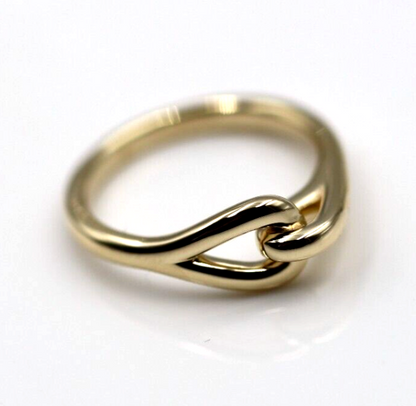 Kaedesigns New Solid 9ct yellow, rose or white gold knot ring sizes L, M, O, P, Q, R,