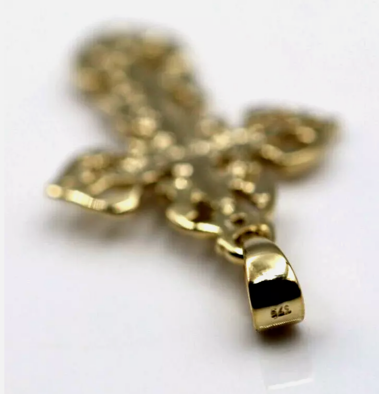 Genuine 9ct Yellow, Rose or White Gold Armenian Crucifix Cross Pendant