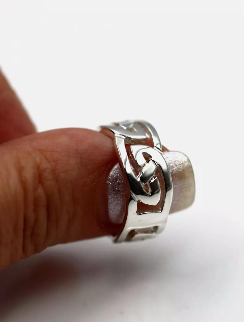 Kaedesigns Genuine Solid New Sterling Silver 925 Large Celtic Ring