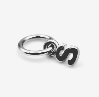 Genuine 9ct 9kt Genuine Tiny Very Small Yellow, Rose or White Gold Initial Pendant Charm S