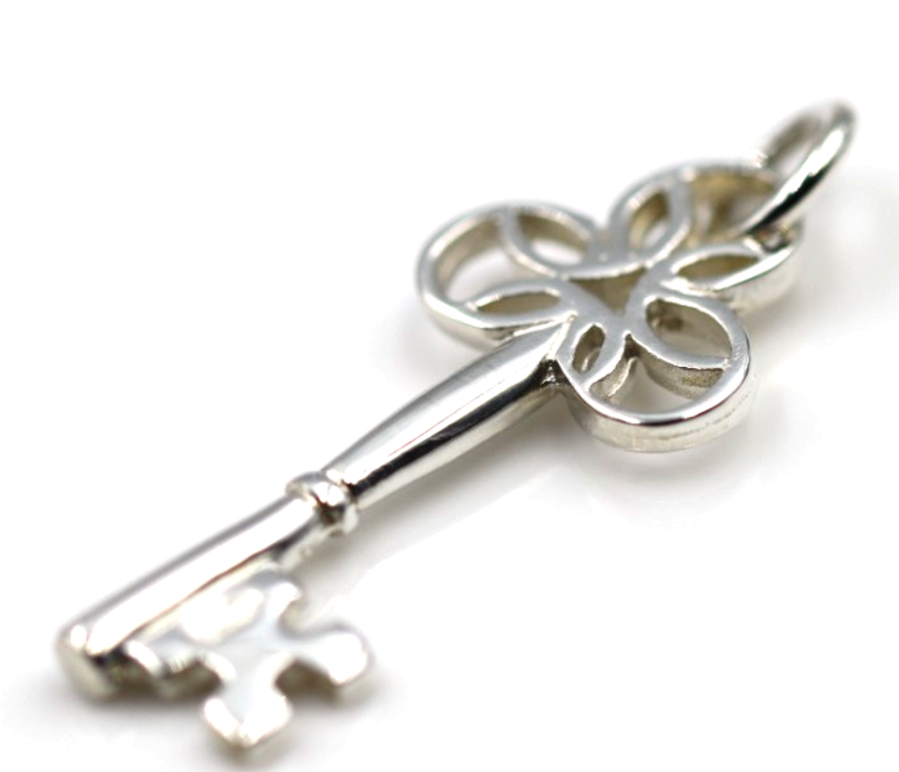 Kaedesigns Solid Genuine Sterling Silver 21st or 18th Key Pendant Charm