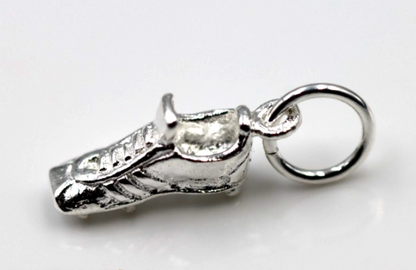 Kaedesigns Sterling Silver 925 Football Boot Shoe Pendant Charm