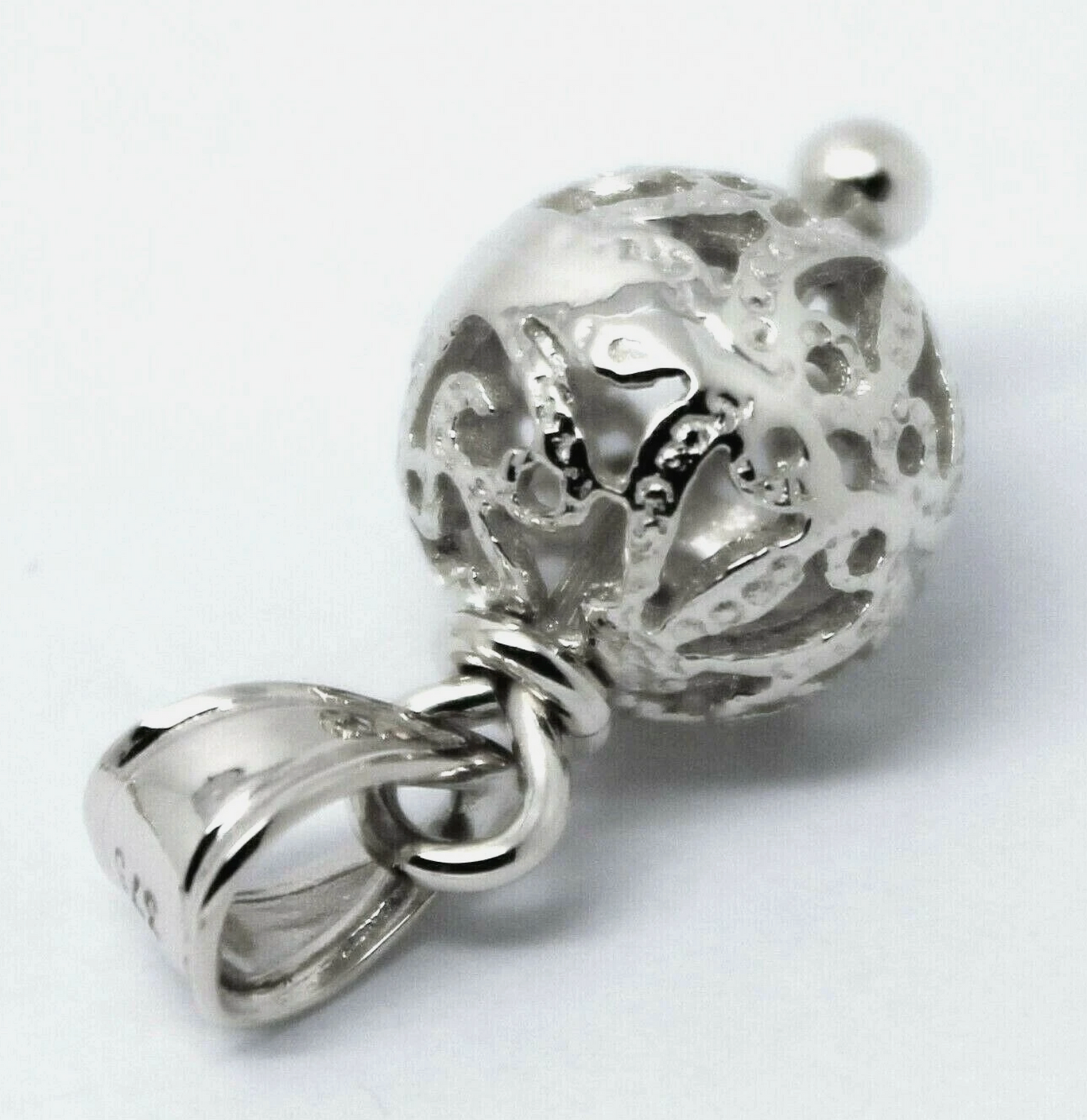 Kaedesigns New Genuine 9ct 9K Yellow, Rose or White Gold 10mm Filigree Ball Pendant