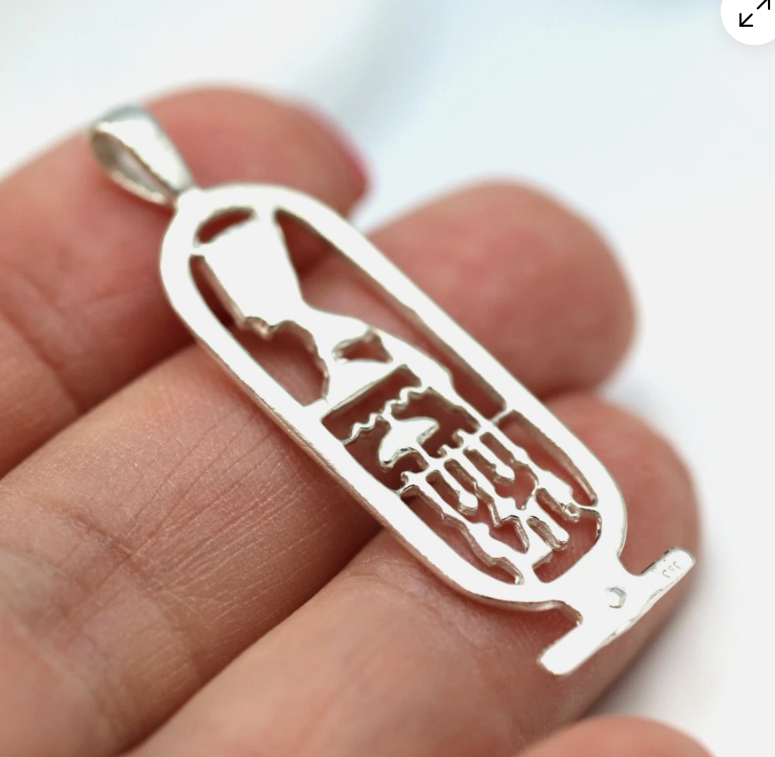 Kaedesigns New Genuine Sterling Silver 925 Nefertiti Pendant or Charm