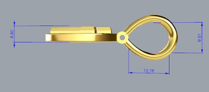 Genuine Heavy 18ct 18k 750 Yellow Gold Full Solid Heavy Cross Pendant