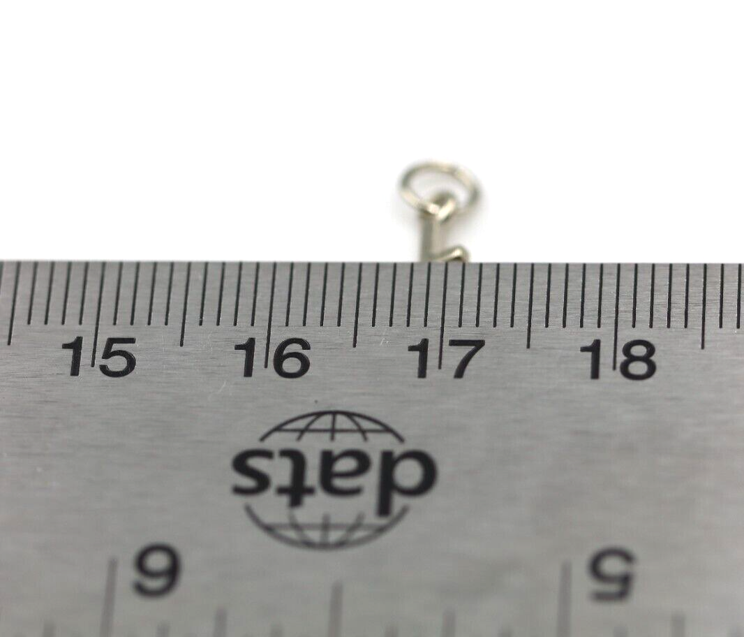 Genuine 9ct 9kt Genuine Very Small, Tiny Solid Yellow, Rose or White Gold Initial Pendant Charm L