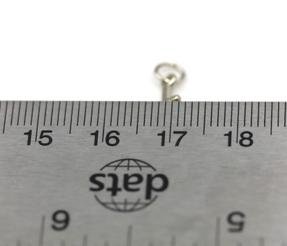 Genuine 9ct 9kt Genuine Very Small, Tiny Solid Yellow, Rose or White Gold Initial Pendant Charm L
