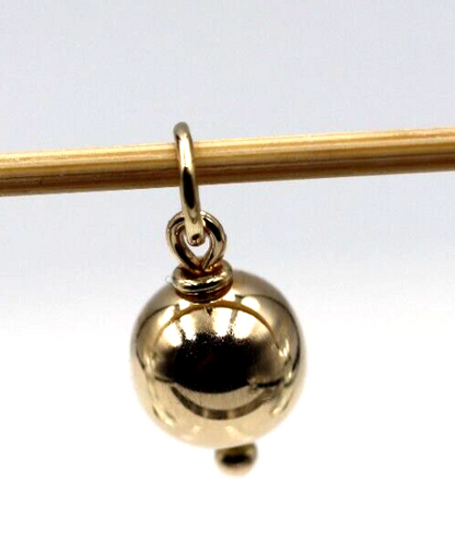 Genuine 9ct 9k 375 Yellow, Rose or White Gold Ball 10mm Pendant