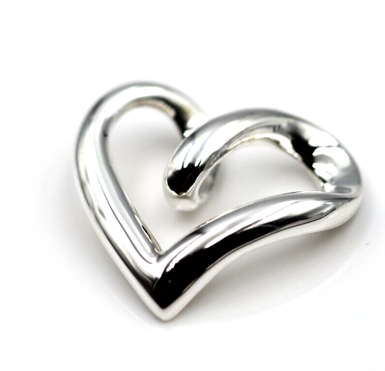 Kaedesigns Genuine New Full Solid Genuine Sterling Silver 925 Heart Pendant