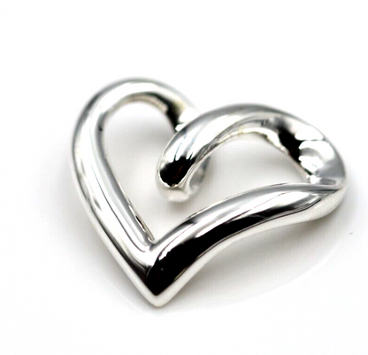 Kaedesigns Genuine New Full Solid Genuine Sterling Silver 925 Heart Pendant