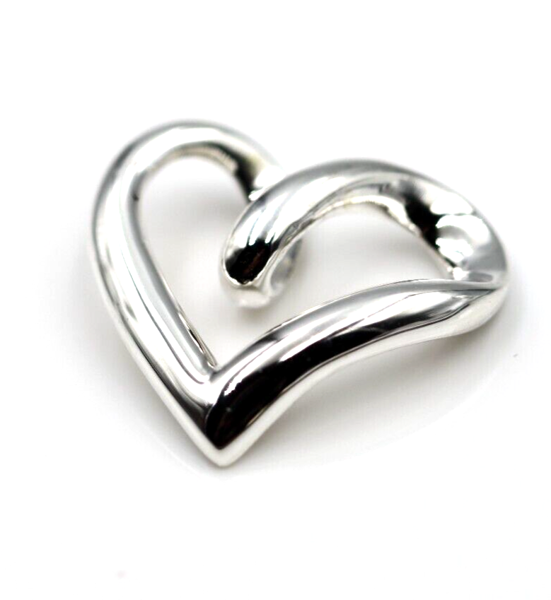 Kaedesigns Genuine New Full Solid Genuine Sterling Silver 925 Heart Pendant