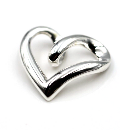Kaedesigns Genuine New Full Solid Genuine Sterling Silver 925 Heart Pendant