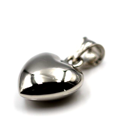 Kaedesigns, 9ct Small To Medium Bubble Rose Or Yellow Or White Gold Heart Pendant