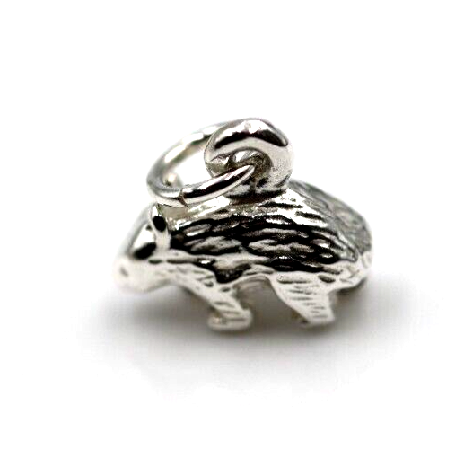 Sterling Silver 925 Small Australian Wombat Charms or Pendant