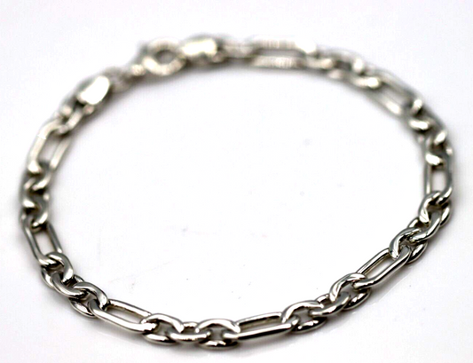 Sterling Silver 925 Fancy Bracelet Link 19cm long