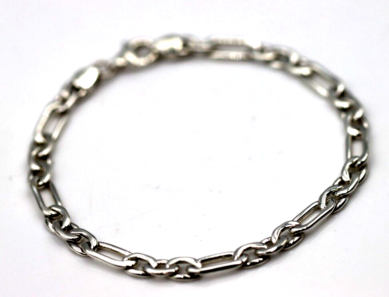 Sterling Silver 925 Fancy Bracelet Link 19cm long