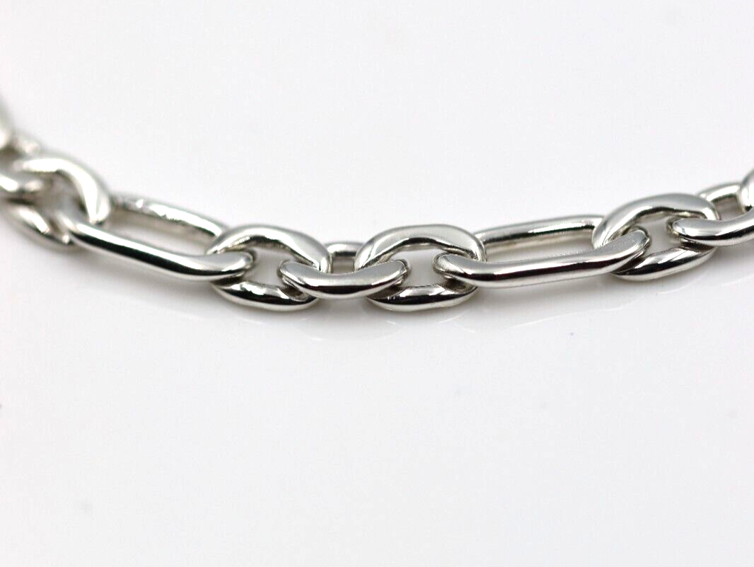 Sterling Silver 925 Fancy Bracelet Link 19cm long