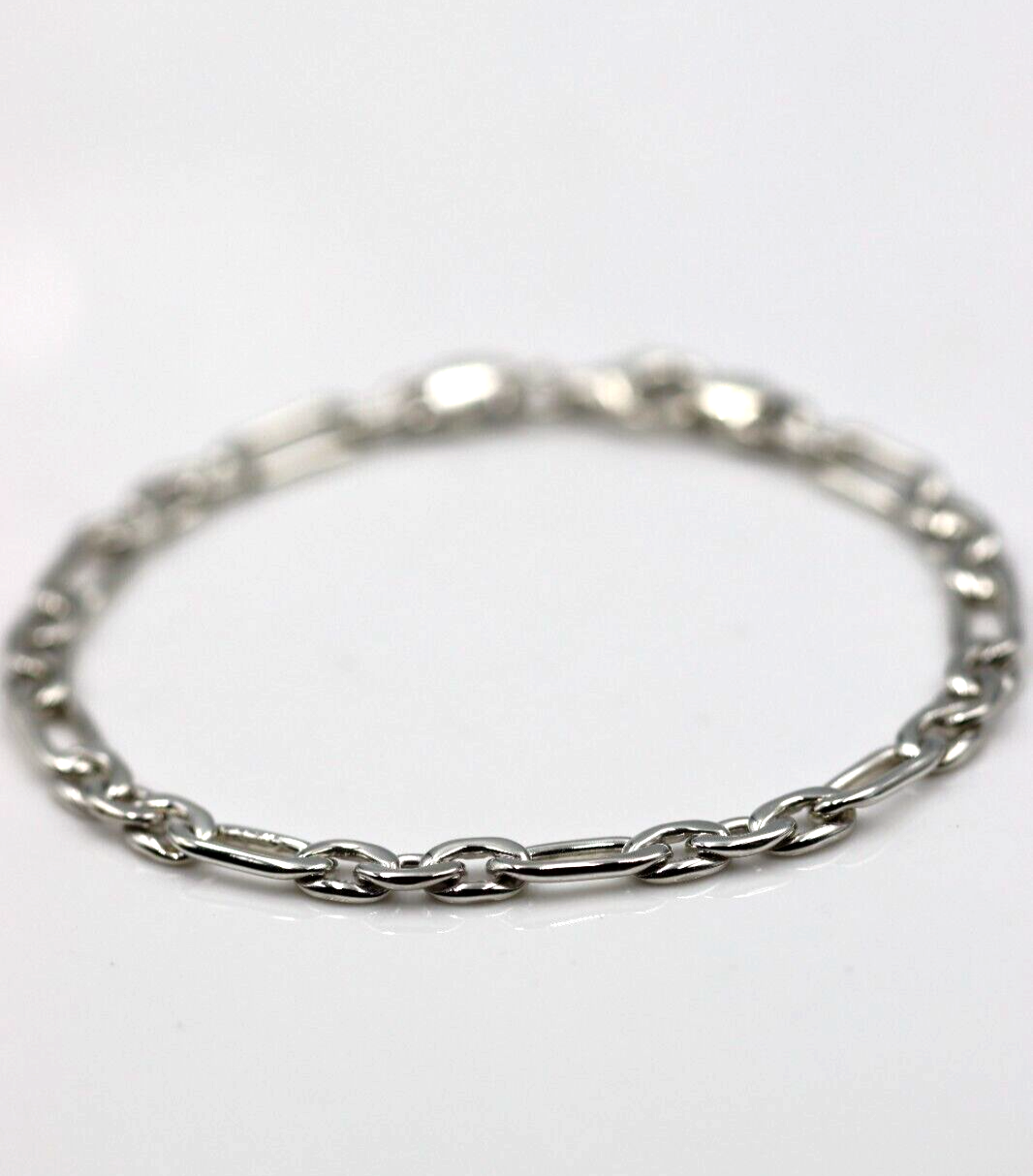 Sterling Silver 925 Fancy Bracelet Link 19cm long