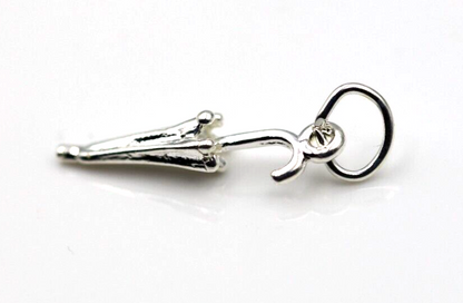 Sterling Silver 925 Umbrella Charm Pendant + jump ring