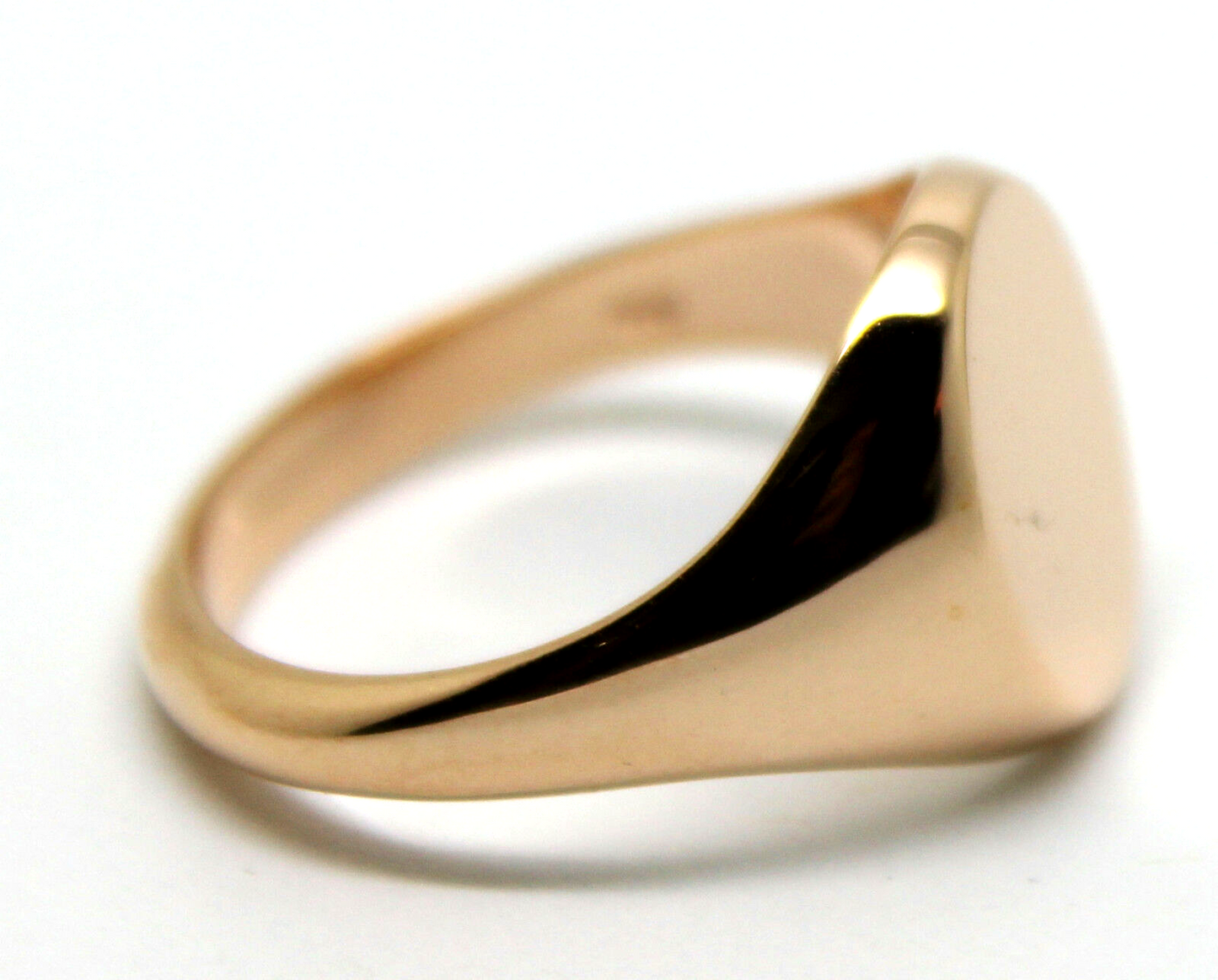 Size O / 7 Genuine 375 9kt 9ct Yellow, Rose or White Gold Full Solid Heavy Signet Ring