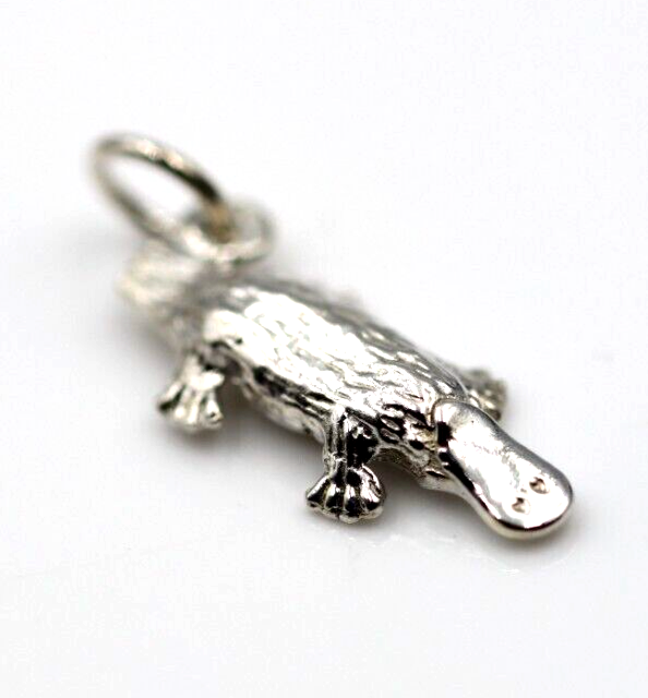 Genuine Sterling Silver 925 Australian Platypus Charm or Pendant