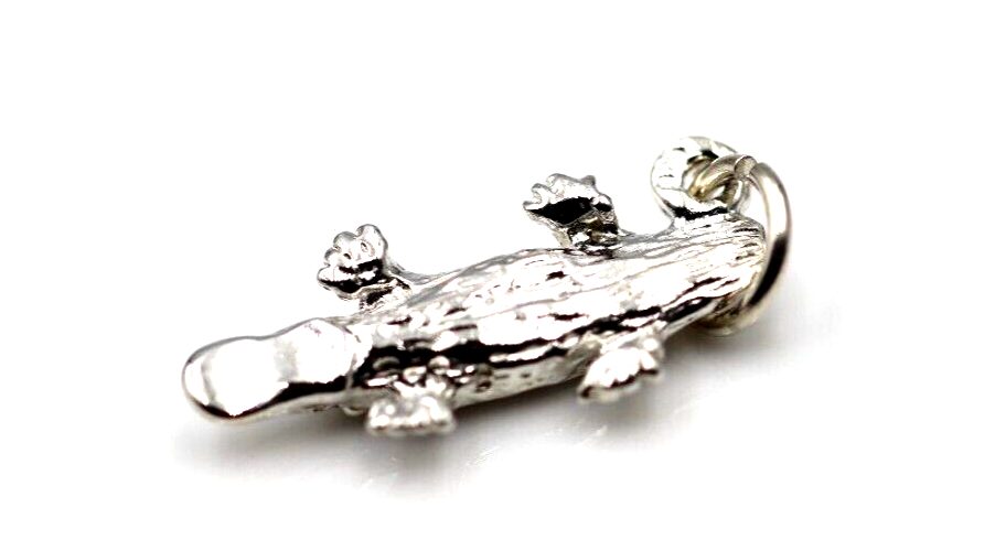 Genuine Sterling Silver 925 Australian Platypus Charm or Pendant