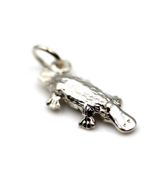 Genuine Sterling Silver 925 Australian Platypus Charm or Pendant