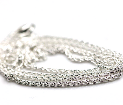 Modern Genuine Sterling Silver 925 Spinga 45cm, 50cm, 55cm or 60cm Necklace Chain