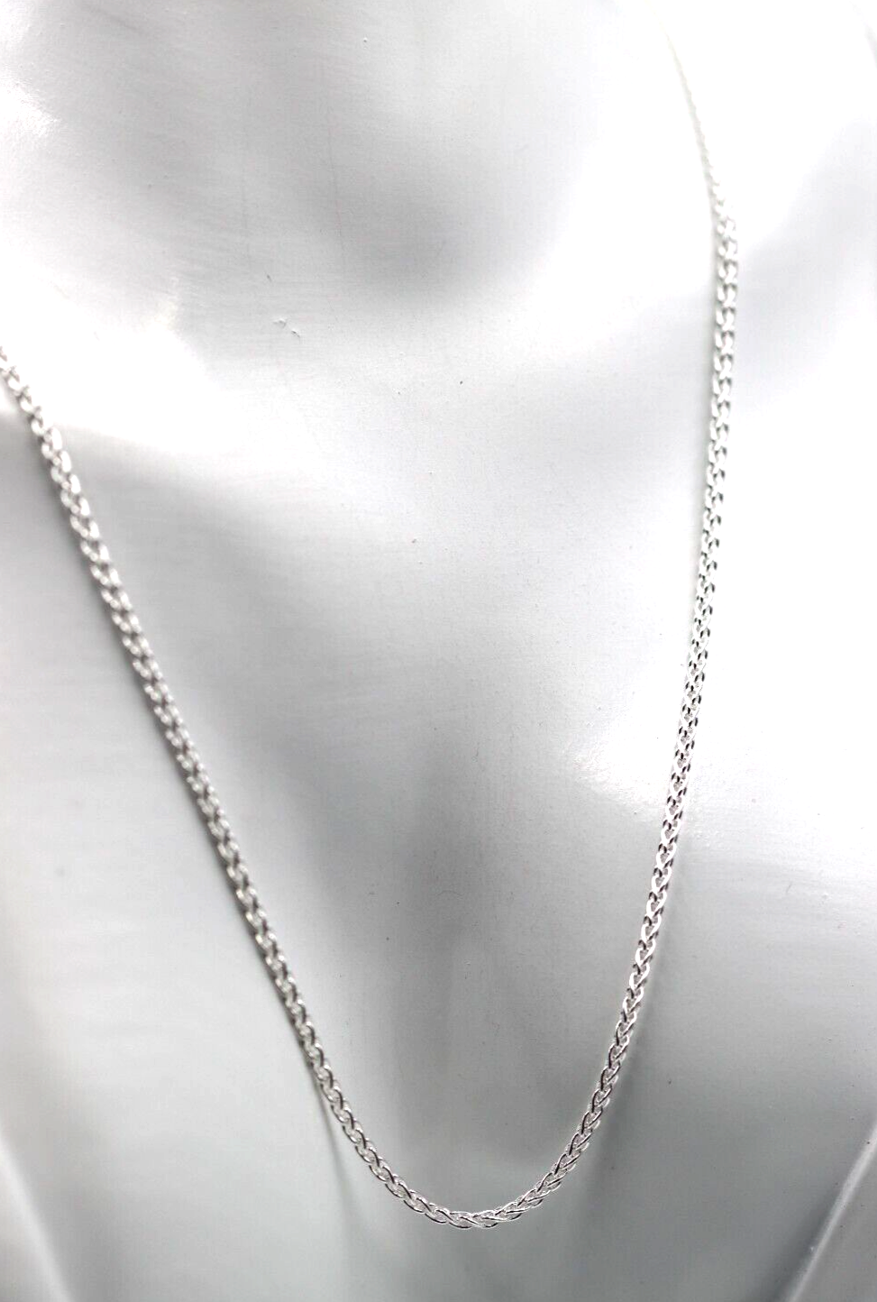 Modern Genuine Sterling Silver 925 Spinga 45cm, 50cm, 55cm or 60cm Necklace Chain