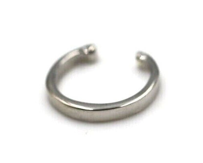 Genuine Solid 9ct Yellow, Rose or White Gold Ear Cartilage Cuff earring