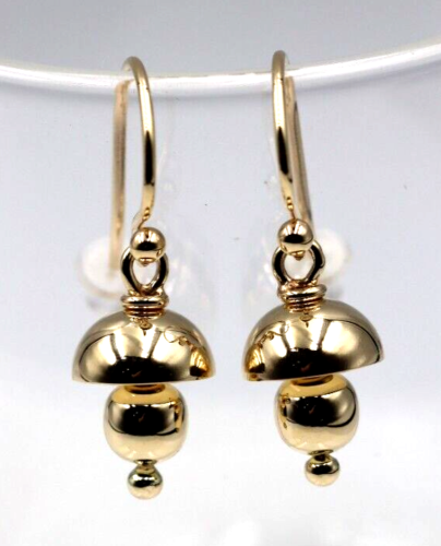 Kaedesigns New Genuine 9ct Yellow, Rose or White Gold Fancy Hook Earrings