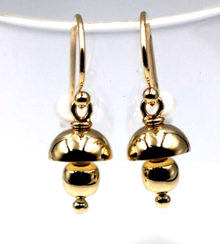 Kaedesigns New Genuine 9ct Yellow, Rose or White Gold Fancy Hook Earrings