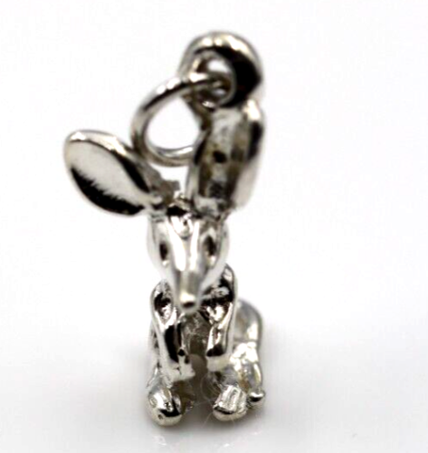 Genuine Sterling Silver 925 3D Bilby Solid Pendant Charm