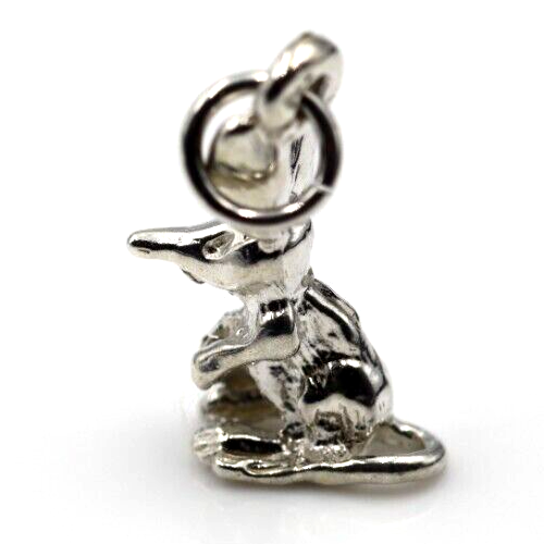 Genuine Sterling Silver 925 3D Bilby Solid Pendant Charm