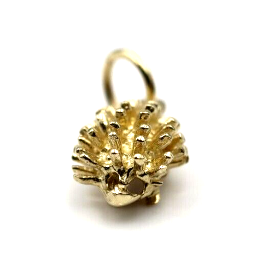 Kaedesigns, Genuine 9ct 9K 375 Yellow Gold Echidna Charm or Pendant
