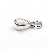 Genuine Sterling Silver 925 Plain Bail Bale + Open Ring Clasp -Free post
