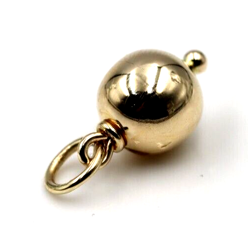 Genuine 9ct 9k 375 Yellow, Rose or White Gold Ball 10mm Pendant