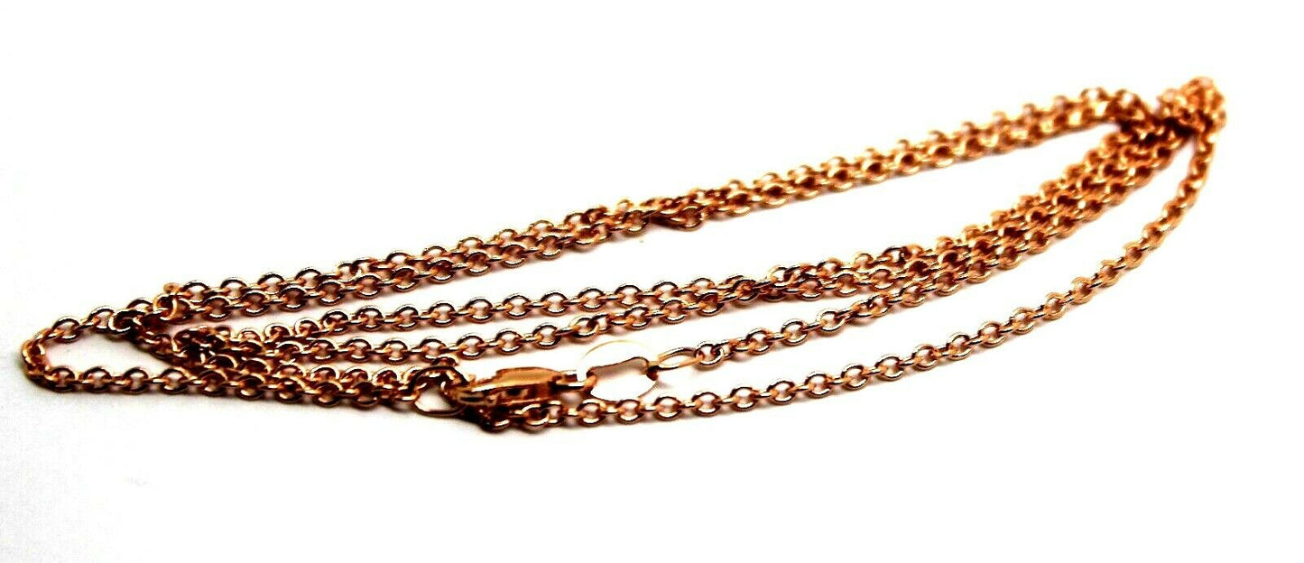 Genuine 9ct Rose or 9ct Yellow Gold Belcher Chain Necklace 60cm 4 grams