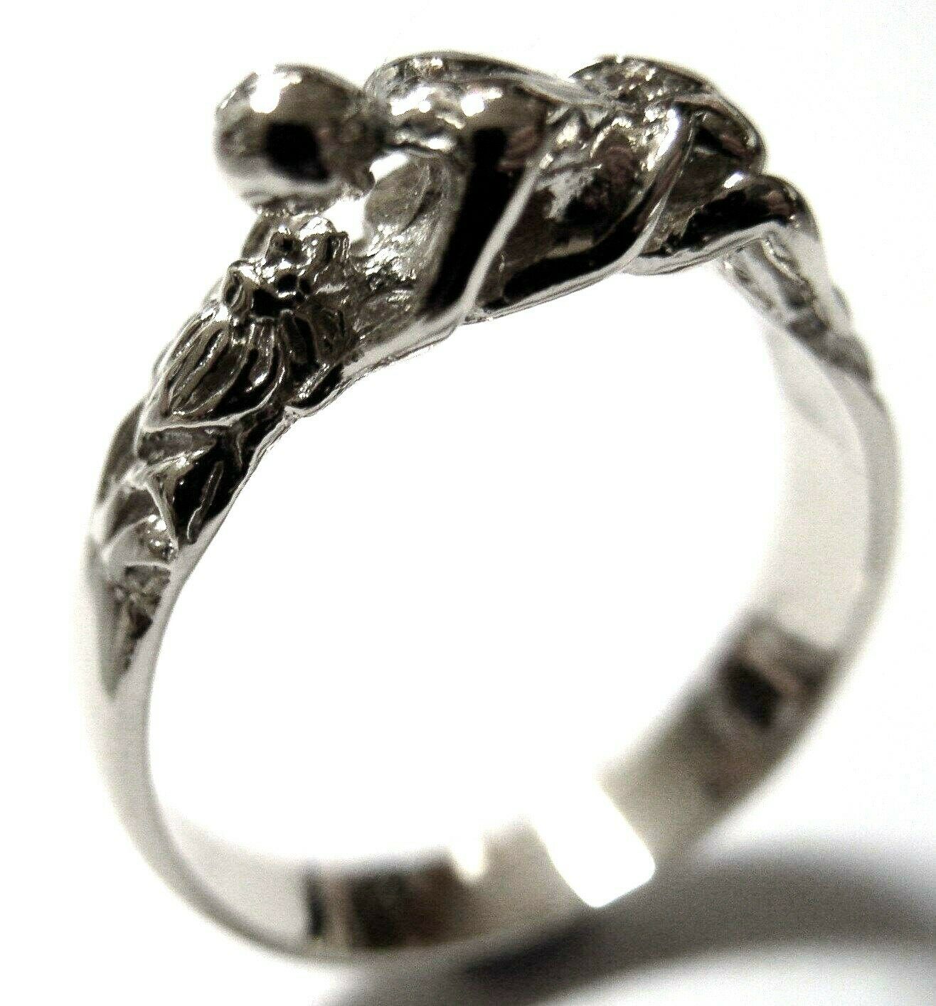 Genuine 9kt 9ct Solid Yellow, Rose or White Gold Making Love Ring  276