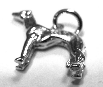 Kaedesigns 3d Genuine Sterling Silver 925 Greyhound Dog Charm / Pendant