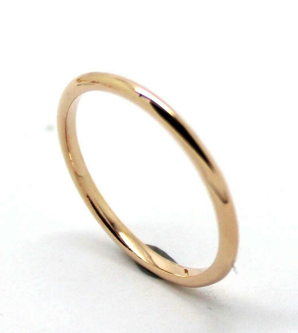 Genuine Solid 9ct 9k White Or Rose Or Yellow Gold 1.5mm Wedding Band Ring