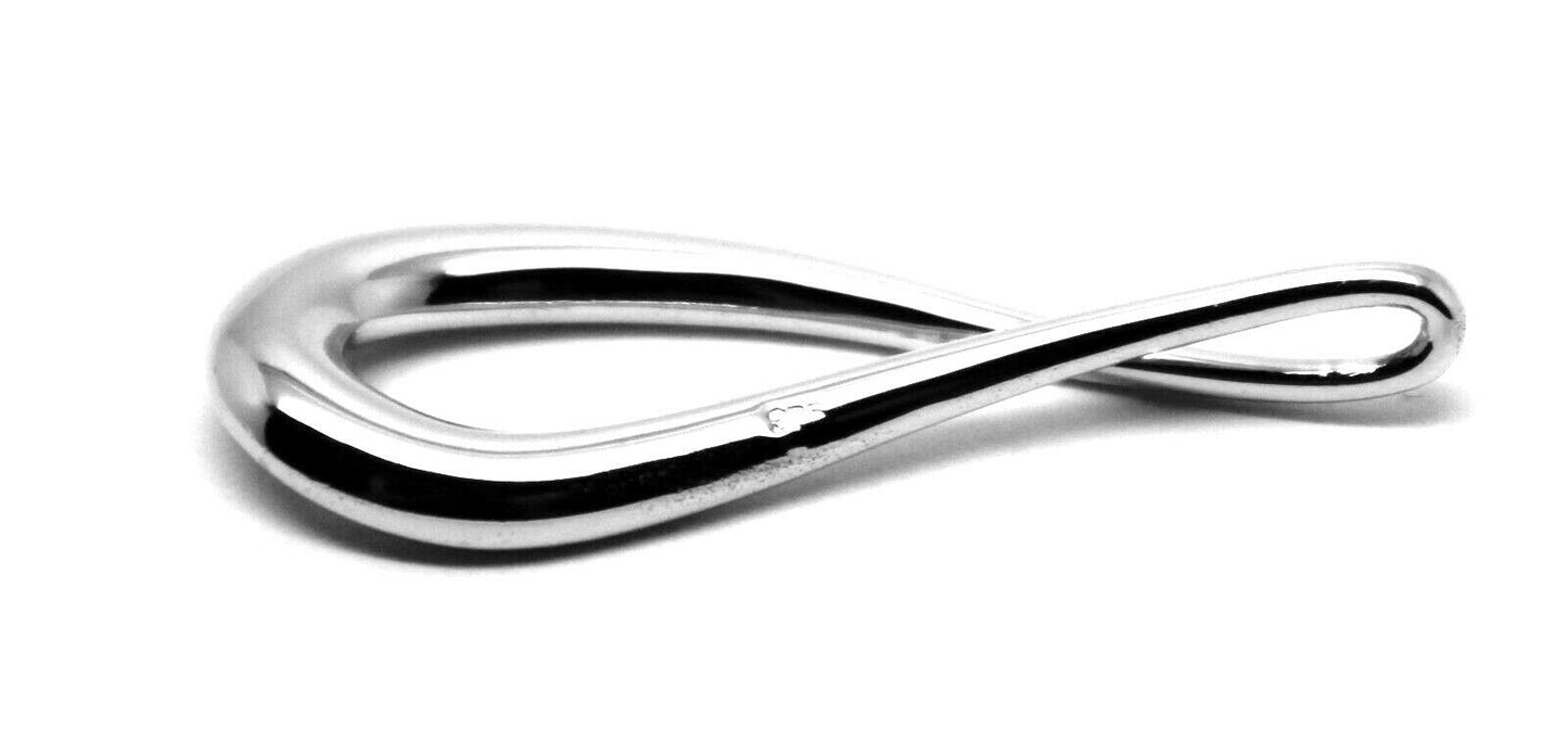 Kaedesigns Genuine 9ct 9K 375 Yellow or Rose or White Gold Large Tear Drop Pendant